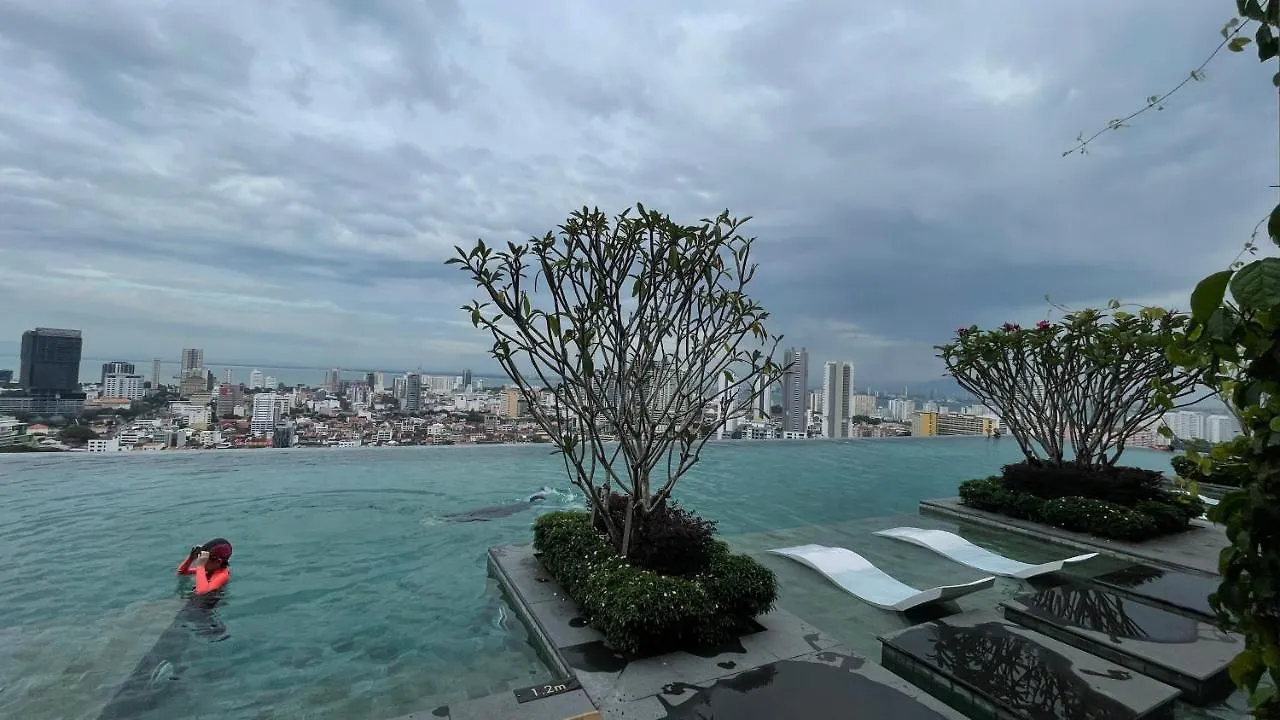 Lejlighed Beacon Executive Suites #Cozyfamilystay #Rooftoppool #16 #10Paxs George Town Malaysia