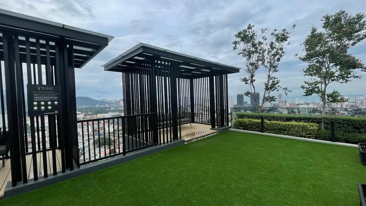Daire Beacon Executive Suites #Cozyfamilystay #Rooftoppool #16 #10Paxs George Town